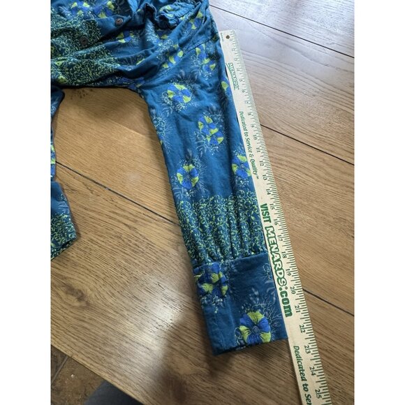 GANESH HIMAL Women Size Large Button Down Tunic Top Cotton Artsy Flowing Artsy - Picture 6 of 11